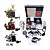  kit profesional de la máquina del tatuaje conjunto completo con 3 máquinas de tatuaje (035903.16t020)