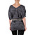  Beaded V Neckline Half Sleeves Tunic T-shirts / Women's T-shirts (8502BD005-0736)