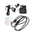  K200 banda cuádruple doble tarjeta wifi tv java función de linterna de doble cámara de pantalla táctil plana barra teléfono celular negro y azul (tarj
