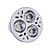  gu10 3w 270lm 2800-3200K warmes weißes Licht LED Spot Glühbirne (85-265V)