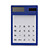  Transparent-Solar-Powered-Calculator(Blue)