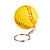  Ball Style Keychain with Soft Plastic Material-Red