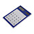  Transparent-Solar-Powered-Calculator(Blue)