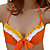  2010 nuovo arrivo gonna volant floreale bikini 3 pezzi swimwear set (0928-0512-1043)
