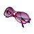  dames de mode "UV des lunettes de soleil de protection en résine de lentilles