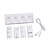  quad usb Akku-Ladestation / stand / Dock mit Akkus für Wii / Wii u Fernbedienung
