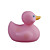  floco de banho padrão de pato-de-rosa