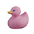  floco de banho padrão de pato-de-rosa