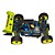  1/16e schaal 4wd nitro gas aangedreven off-road buggy blauw en zilver (tpgb-1675bs)