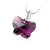  brillante de cristal y plata de ley 925 con platinados colgante (0801-10267-10273). más colores disponibles