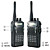  ein Paar professionelle Walkie Talkie mit Headset und PTT fingerbutton, Reichweite bis zu 5km