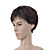 Short Straight Brown Side Bang Men Hair Wig