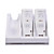  3-in-1 Dual Charge Dock / stand / Station für Wii Remote und Nunchuk mit wiederaufladbaren Batterien (2800mAh)