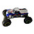  1/8ème sacle électriques chenilles propulsé hors route bleu et blanc (tpet-0880bw)