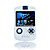  2,4-Zoll-Spiel mp4-Player mit Digitalkamera (8 GB, weiß / pink)