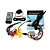 7 "do carro da tela de toque digital 2-din dvd player para HONDA CRV-gps direção-roda-controle rds-tv bt ipod (szc5793)
