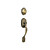  Zinc Alloy Single Cylinder Handleset (0799-81111-AB)