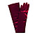  cetim fingertips noite de ópera luvas de comprimento