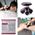  mini elektrische vibrerende body massager (willekeurige kleur, usb/3xaaa)