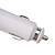  Car Cigarette Lighter Dual USB Ports Charger 12V Outlet (White)