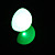 e27 1W RGB luz a control remoto bola bombilla LED (110-240v)