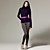  ruched utforming legging (ff-b-bl0736316)