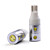  t10 6 +1 w 12v coche blanco bombilla de luz (pack de 2)