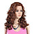  Lace Front Long Top Grade Quality Synthetic Brown Curly Hair Wig
