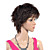  Capless Short Top Grade Quality Synthetic Brown Straight Hair Wig