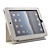  Hartplastik PU-Leder Etui + Ständer für Apple iPad (Weiß)