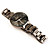  acero inoxidable, correa de reloj de pulsera de cuarzo para las mujeres