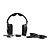  Sporty MP3 Player Stereo Headphones + FM Radio (Black)