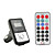  1.0" LCD Car MP3 Player FM Transmitter with IR Remote Controller - Black (SD/USB)