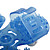  9-metaal 360 ° draaibaar bal body massage handschoen