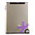  OK Finger Ring Hook Design Hard Plastic Shell Case for Apple iPad 2 2nd Gen (clear-purple)