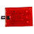  caso hdd unidade de disco rígido para Xbox 360 (vermelho transparente) slim