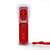  2-in-1 MotionPlus afstandsbediening + beschermende siliconen case voor Wii / Wii U (rood)