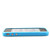  Bumper Frame Case for Apple iPhone 4 with Metal Button - Blue
