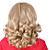  Capless mittlerer Länge hochwertigem synthetischen blonde lockige Haare Perücke (0463-lpp667)