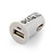  1000mA USB Car Charging Adapter for iPhone 4 White (5V-1A)