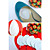  Carnation No-woven Latex Water Drop Foot Petal