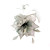  Beautiful Fascinator With Feather Weddding/ Partying/ Honeymoon Headdress Flower