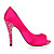  Satin Upper Stiletto Heel Pumps With Rhinestone