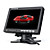  Monitor de 7 pulgadas a color LCD, TV portátil, soporte dual de entrada de vídeo, / apoyo para la cabeza, el video de vista trasera (szc6396)