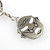  Grandpa and Grandma Shaped Metal Keychain, Pair