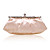  shell satén precioso con bolsa de fiesta rhinestone / garras más colores disponibles
