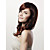  Capless Long Body Curl Brown Synthetic Wig Side Bang