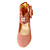 PVC Obermaterial niedrigen Absätzen geschlossen Zehen mit Imitationsperle Fashion-Schuh (0987-kangjq820)