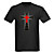  sonores et la musique activée Vu-mètre spectre Visualizer el conduit t-shirt (4 * AAA)