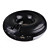  zwemmen ring usb / tf mini-luidspreker met fm radio en zwaailicht (zwart + wit)